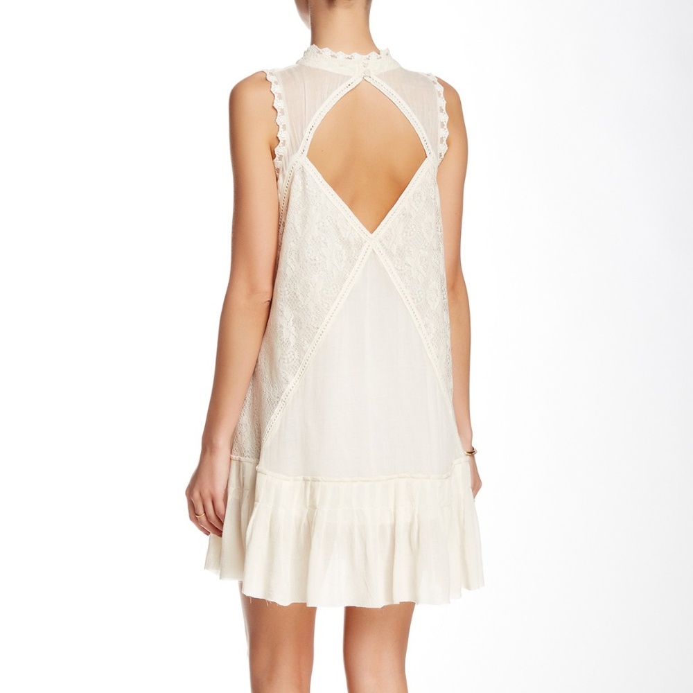 Free People Angel Lace Dress In Ivory